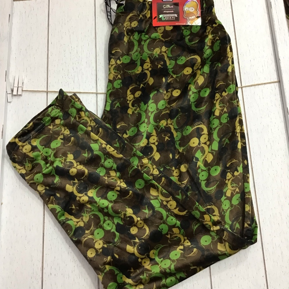 Aeropostale The Simpsons Homer fleece PJ pants ( Camo )